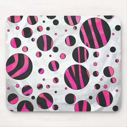 Piloka Dot Zebra Mousepad (Vorne)