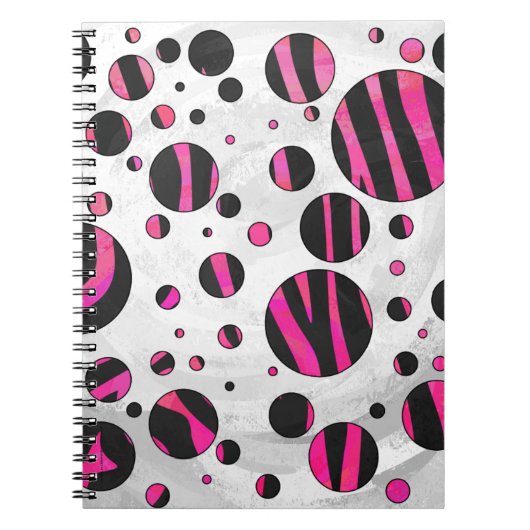 Piloka Dot Zebra Notizblock (Vorderseite)