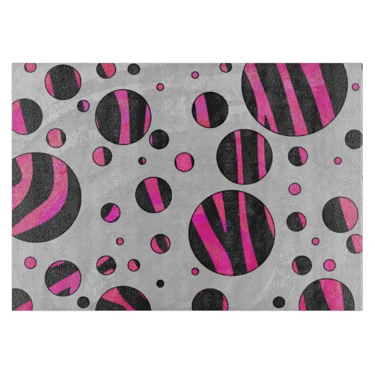 Piloka Dot Zebra Schneidebrett (Vorderseite)