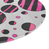 Piloka Dot Zebra Schneidebrett (Ecke)