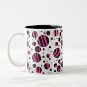 Piloka Dot Zebra Zweifarbige Tasse (Links)