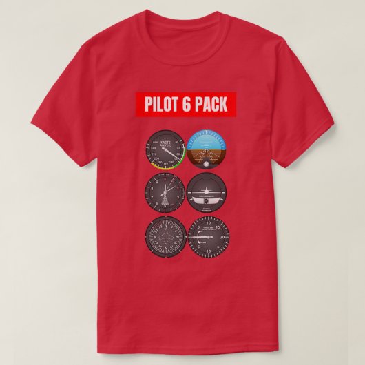 Pilot 6 Pack 1 T-Shirt (Design vorne)