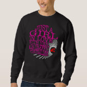 Pilot A Girl In Love With Her Air Traffic Controll Sweatshirt (Vorderseite)