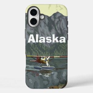 Pilot Alaska Flugzeug iPhone 16 Plus Hülle