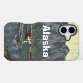 Pilot Alaska Flugzeug iPhone Hülle (Rückseite (Horizontal))