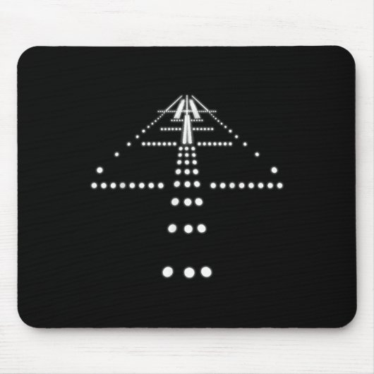 Pilot Art für Frauen Luftfahrzeug Mousepad (Vorne)