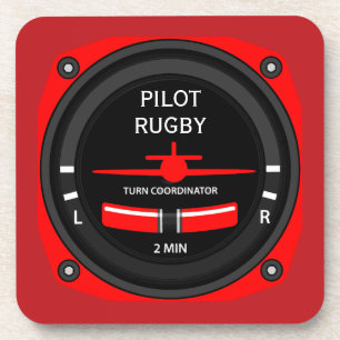 Pilot Aviation Geek Getränkeuntersetzer
