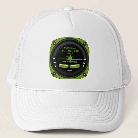 Pilot Aviation Geek Truckerkappe (Vorderseite)