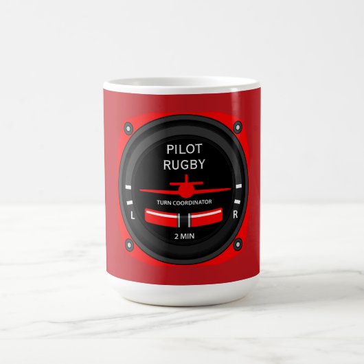 Pilot Aviation Geek Verwandlungstasse (Zentrum)