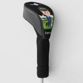 Pilot Aviation Industry Golfer beim Golf Golf Headcover (angewinkelt)