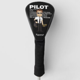Pilot Aviation Industry Golfer beim Golf Golf Headcover
