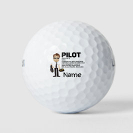 Pilot Aviation Industry Golfer beim Golfball