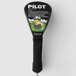 Pilot Aviation Industry Golfer beim Golfball Golf Headcover