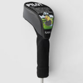 Pilot Aviation Industry Golfer beim Golfball Golf Headcover (angewinkelt)