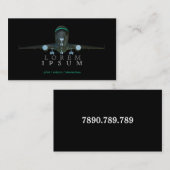 Pilot Aviator Stewardess Plane Sky Air Post Fly Visitenkarte (Vorne/Hinten)