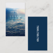 Pilot Aviator Stewardess Plane Sky Fly Post Visitenkarte (Vorne/Hinten)