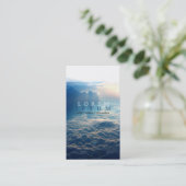 Pilot Aviator Stewardess Plane Sky Fly Post Visitenkarte (Stehend Vorderseite)