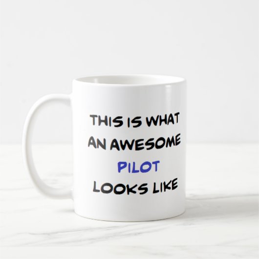 pilot, awesome kaffeetasse (Links)