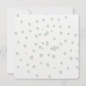 Pilot-Baby für blaue und grüne Waterfarbe Einladung (Rückseite)