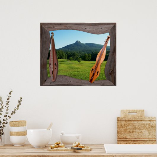 PILOT BERG NORTH CAROLINA POSTER (Küche)