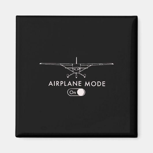 Pilot C172 Flug Geschenk Flugzeug Modus Kurzarm Magnet (Vorne)