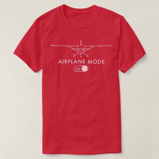 Pilot C172 Flug Geschenk Flugzeug Modus  T-Shirt (Design vorne)