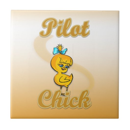 Pilot Chick Fliese (Vorderseite)