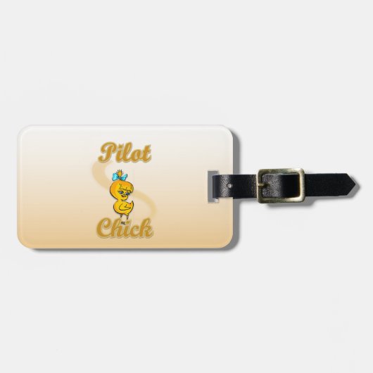 Pilot Chick.png Gepäckanhänger (Vorderseite horizontal)