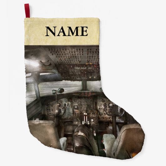 Pilot - Cockpit - wir benötigen einen Piloten oder Großer Weihnachtsstrumpf (Vorderseite)