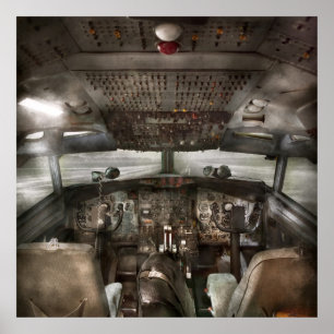 Pilot - Cockpit - Wir brauchen ein oder zwei Pilot Poster