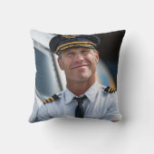 Pilot Dad Photo Hug This Until I Land Personalized Kissen (Rückseite)