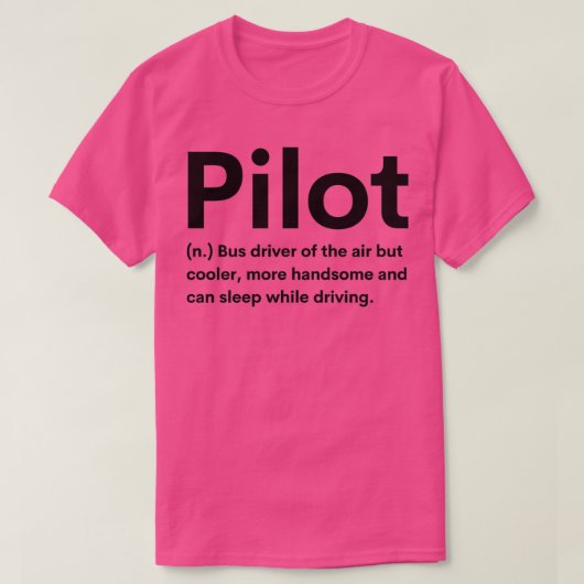 Pilot Definition 2 T-Shirt (Design vorne)
