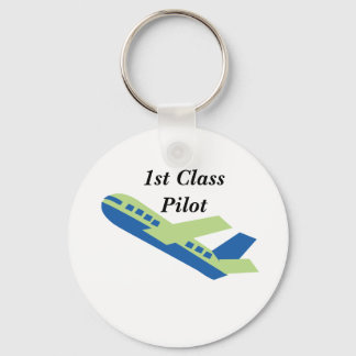 Pilot der ersten Klasse Schlüsselanhänger