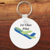 Pilot der ersten Klasse Schlüsselanhänger (Vorderseite)
