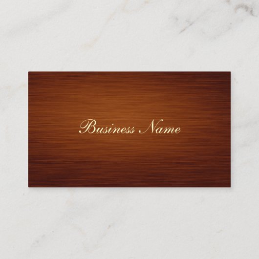 Pilot der Fluggesellschaft - Blick auf Holzkörner Visitenkarte (Rückseite)