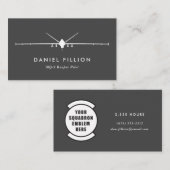 Pilot des Sensenmann-MQ-9 mit Geschwader-Flecken Visitenkarte (Vorne/Hinten)