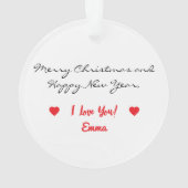 Pilot Ehefrau Typografie Herz & Flugzeug, Niedlich Ornament (Rückseite)