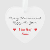 Pilot Ehefrau Typografie Herz & Flugzeug, Niedlich Ornament (Rückseite)