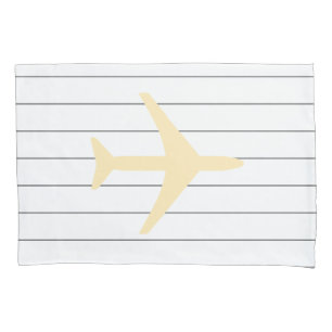 Pilot eines Funky-Flugzeug-Flugzeugs Kissenbezug