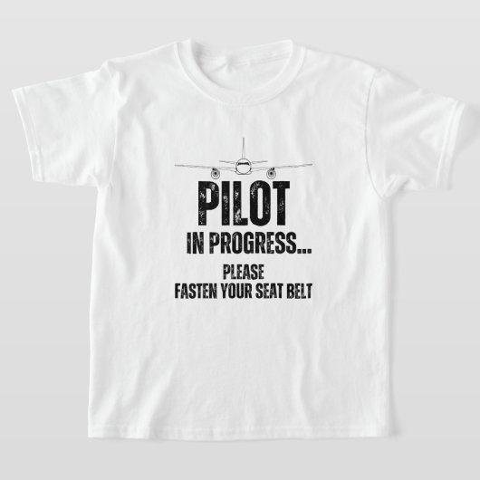 Pilot eines künftigen Piloten-Flugzeugs T-Shirt (Ablage )