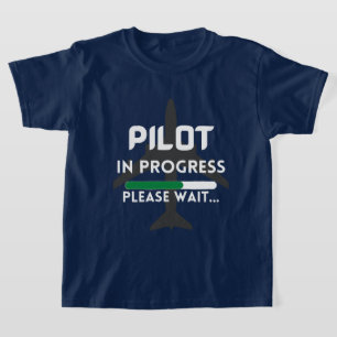 Pilot eines künftigen Piloten-Flugzeugs T-Shirt