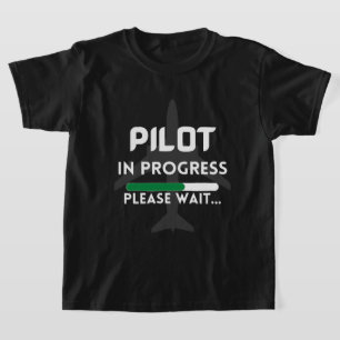 Pilot eines künftigen Piloten-Flugzeugs T-Shirt