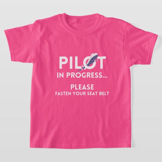 Pilot eines künftigen Piloten-Flugzeugs T-Shirt (Ablage )