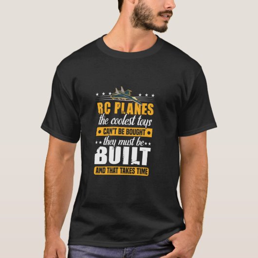 Pilot eines Rc-Flugzeug T-Shirt (Vorderseite)