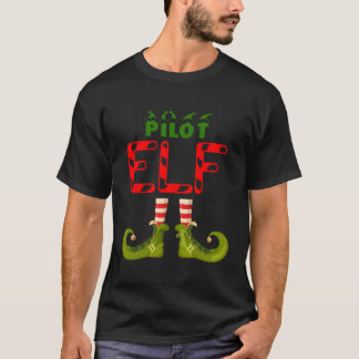Pilot Elf Funny Group Matching Familie Pajamas für T-Shirt