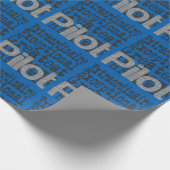 Pilot Extraordinator Geschenkpapier (Ecke)