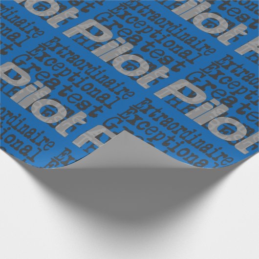 Pilot Extraordinator Geschenkpapier (Ecke)