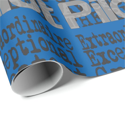 Pilot Extraordinator Geschenkpapier (Rolleneckpunkt)