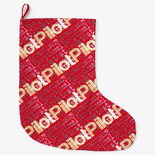 Pilot Extraordinator Großer Weihnachtsstrumpf (Vorderseite)