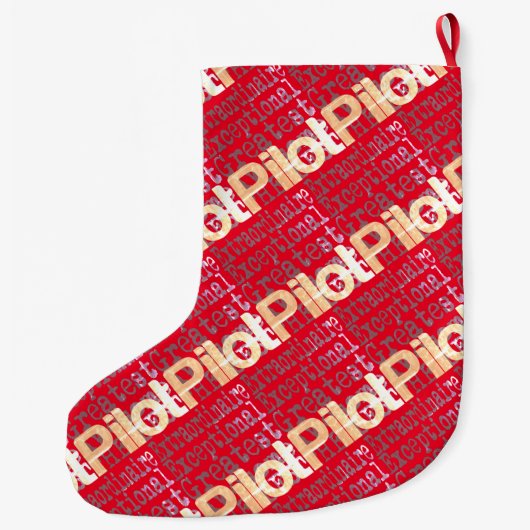 Pilot Extraordinator Großer Weihnachtsstrumpf (Rückseite)